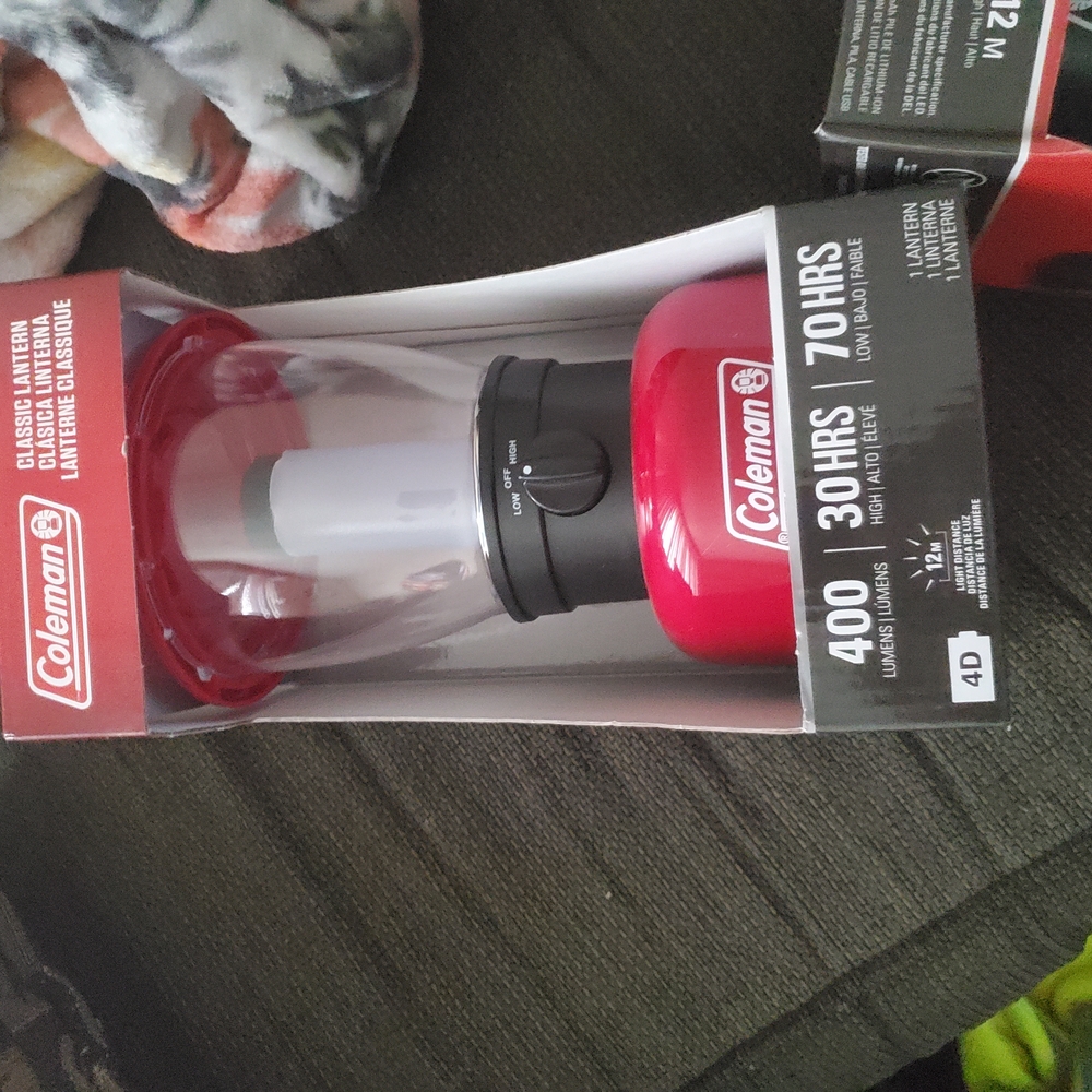 Coleman Red LED Lantern